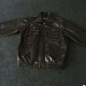 This is a Hudson outerwear leather jacket
